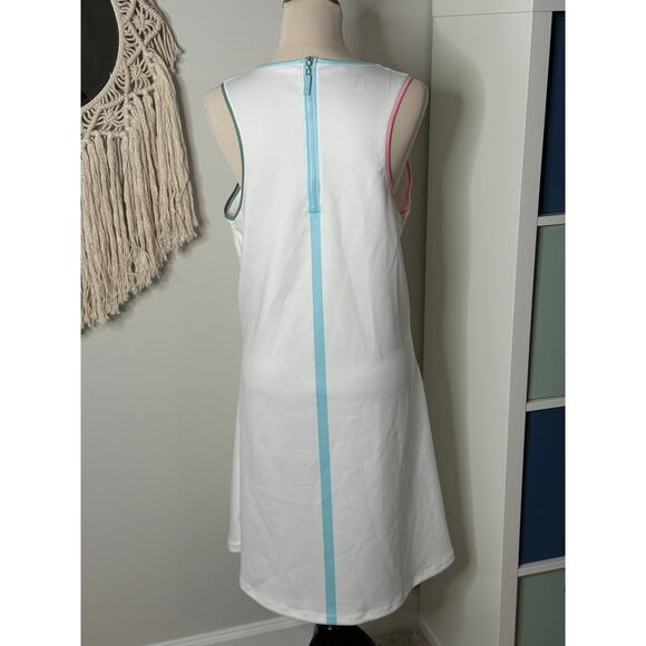 Addison Bay Women's White Ocean Reef Lightweight Active Tennis Dress XL NWT - Picture 3 of 7